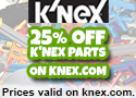 25% off KNEX Parts on knex.com by K'NEX Industries, Inc.