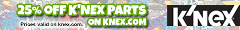 25% off KNEX Parts on knex.com by K'NEX Industries, Inc.